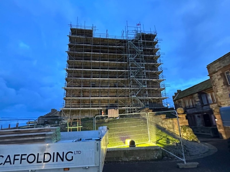 Bambugh Castle Scaffold Design Engineer