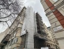 Scaffolding structure design at Savoy Hotel