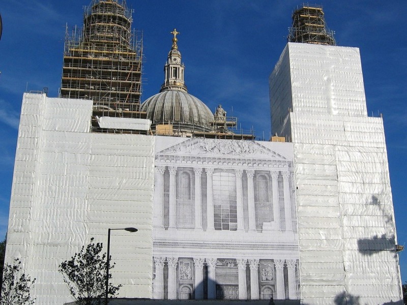 temporary works design london st pauls cathedral