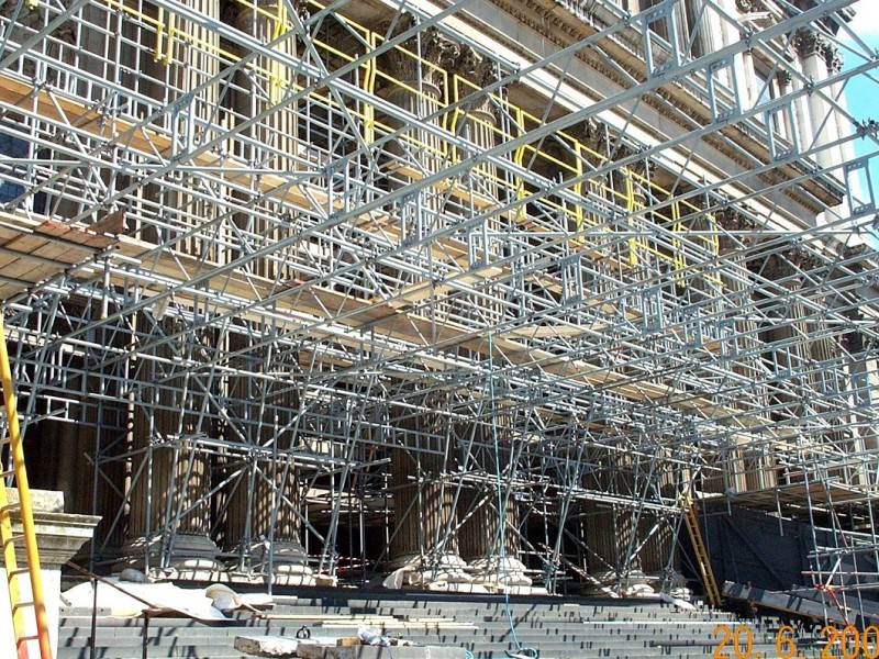 temporary works design london st pauls cathedral