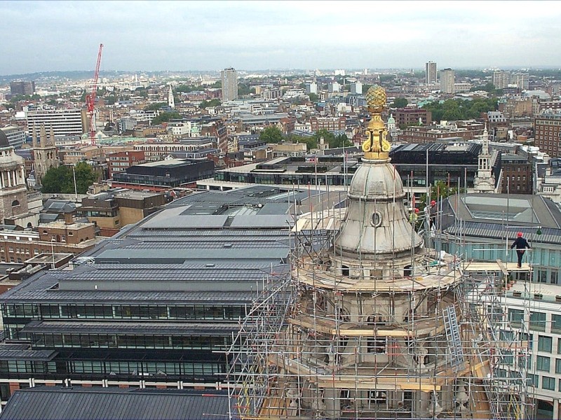 temporary works design london st pauls cathedral