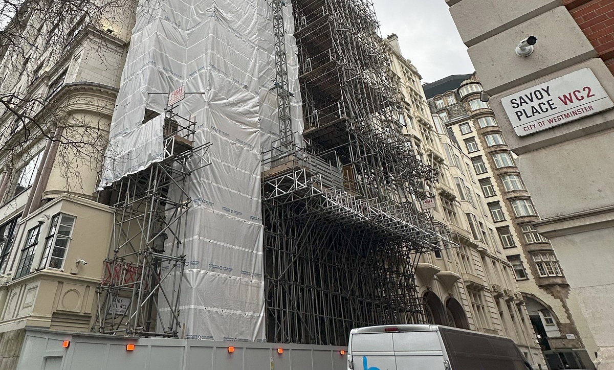 The Tate Modern, London - Scaffold