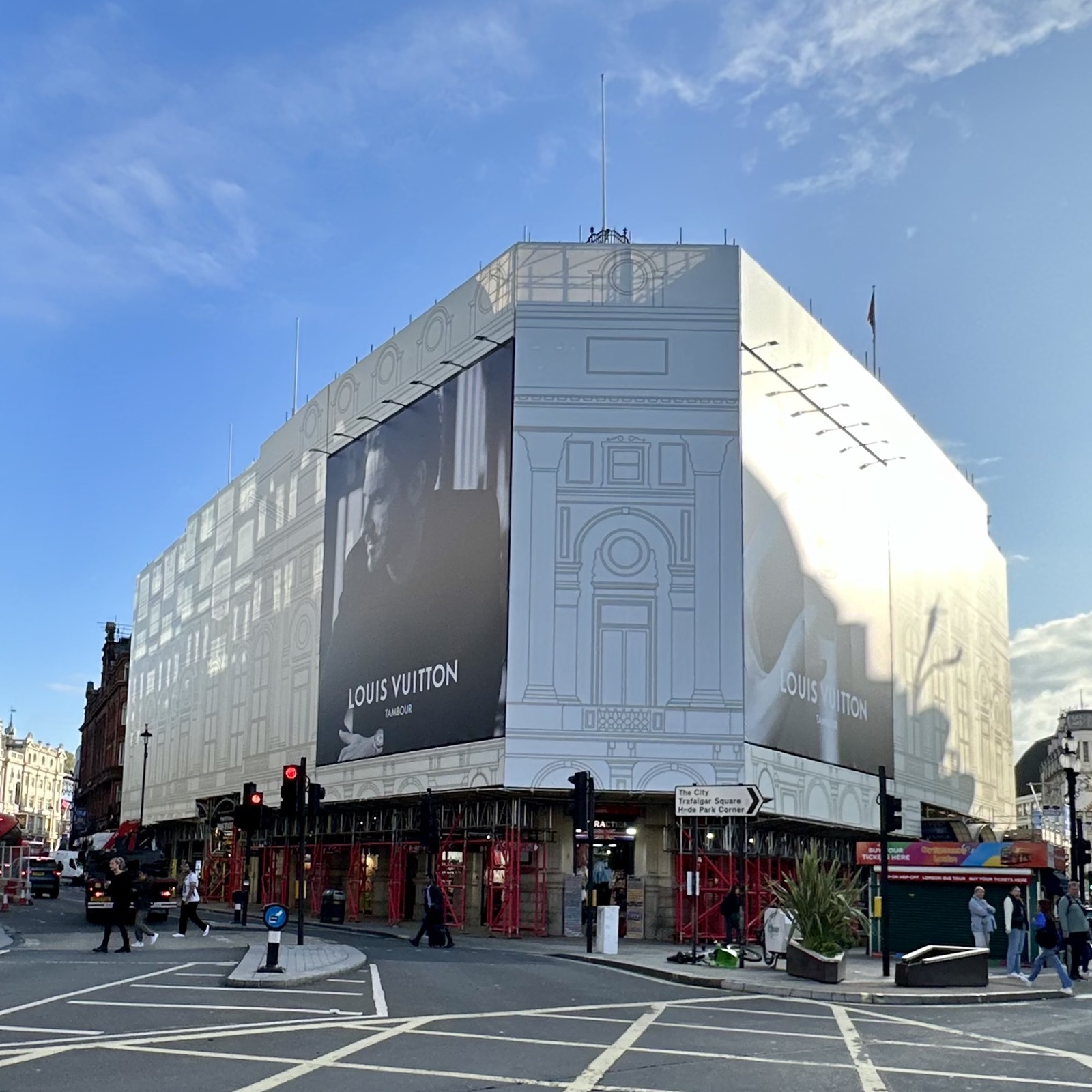 Scaffold design London Pavilion